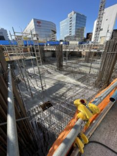 5月25日　内山町計画　基礎耐圧板打設完了