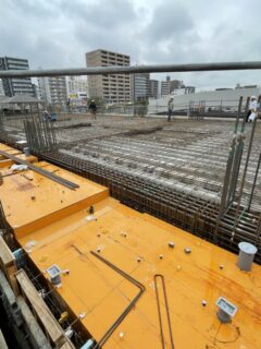 10月15日　OB1丁目マンション　1階施工完了