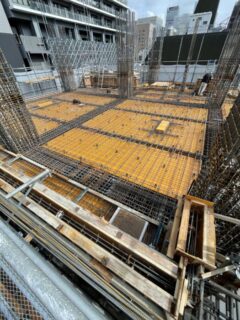10月15日　Sビル　6階型枠施工完了