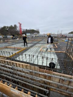 2月26日　YD3丁目マンション　1SLコンクリート打設前