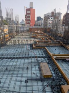 5月16日　西区JSマンション　１階コンクリート打設前