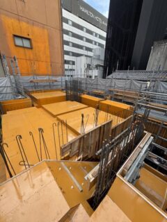 6月25日　Sビル　2Fスラブ型枠施工完了